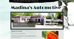 Desktop Screenshot of madinasauto.com